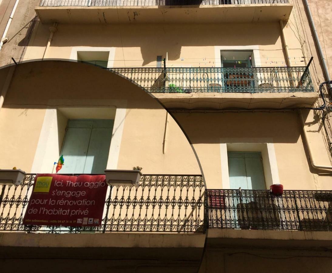 Appart Central A Sete Avec Balcon Exteriör bild